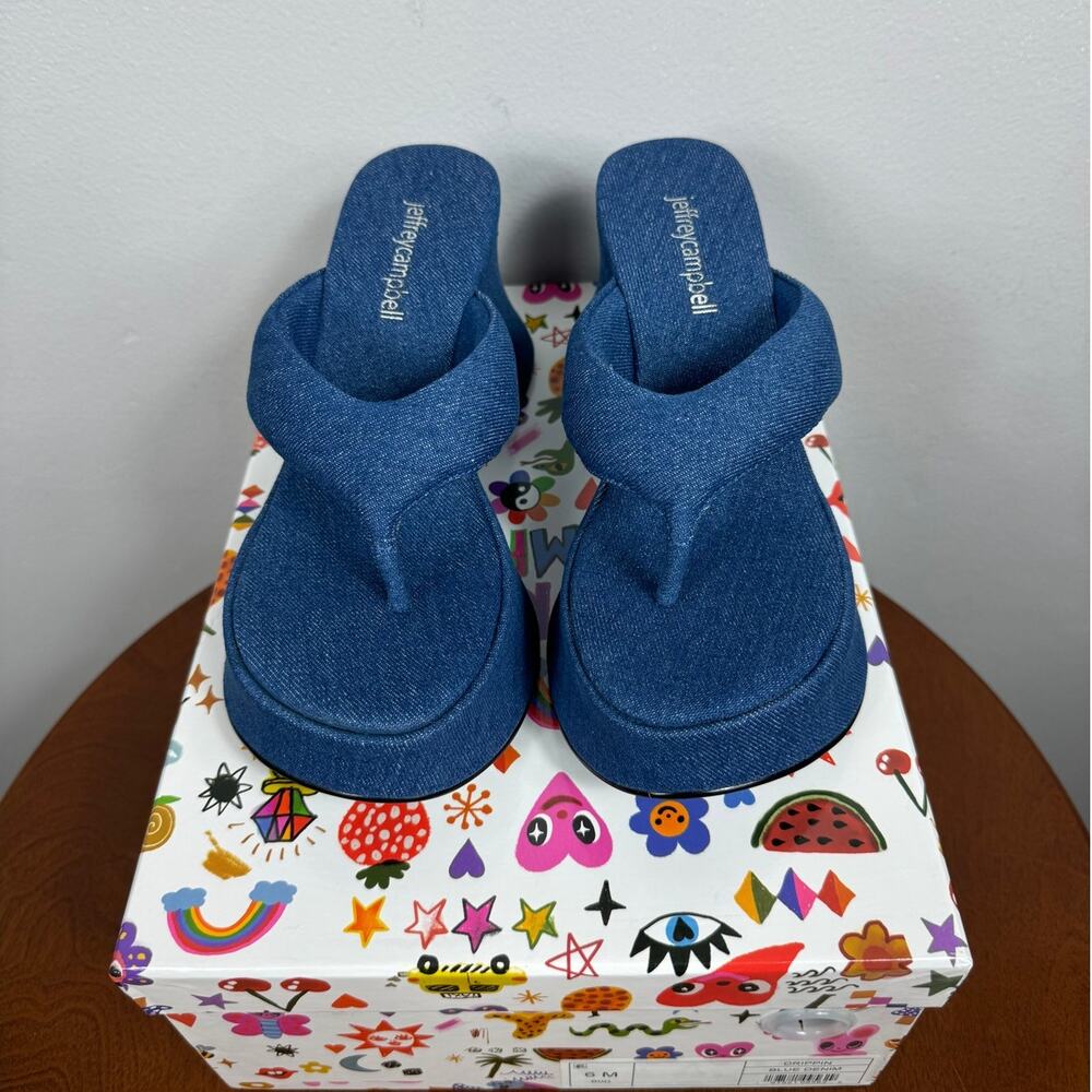 Jeffrey Campbell Blue Sandals